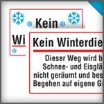 Winterschilder