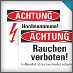 Hinweisschilder