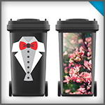 Mülltonnenaufkleber