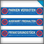 Parkverbot 52 x 11 cm