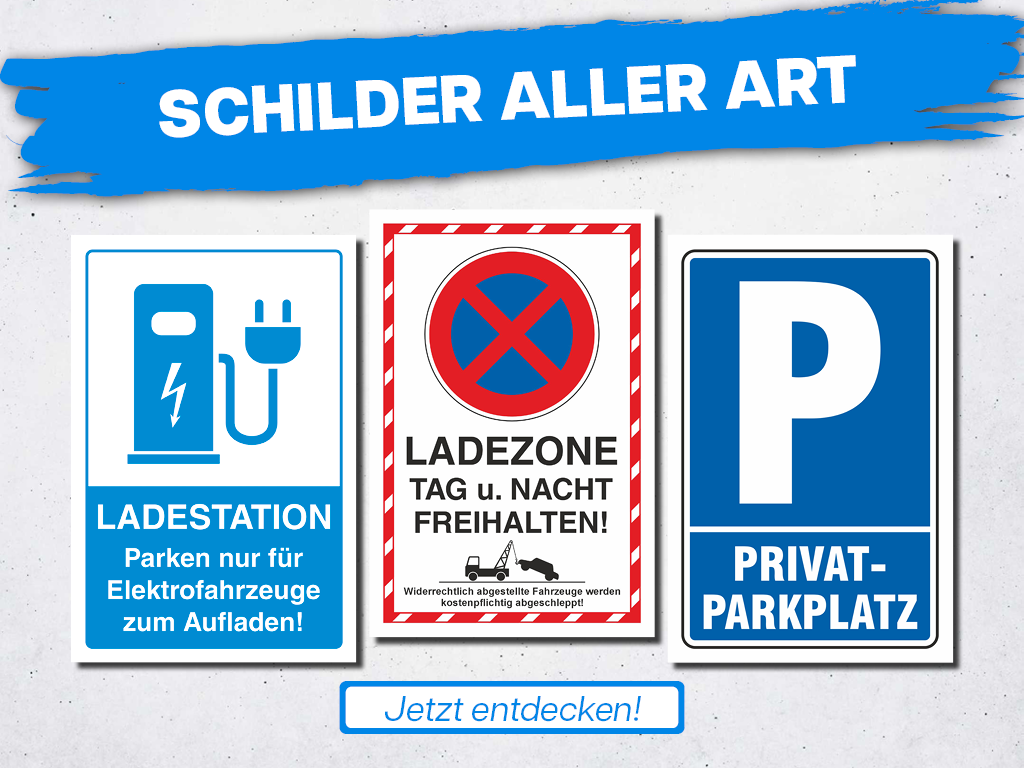 Schilder aller Art