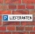 Schild Parkplatz "Lieferanten" - 3 mm Alu-Verbund - 52 x 11 cm