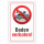Schild Baden verboten, 3 mm Alu-Verbund
