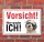 Vorsicht "Hier wache ich", Bolonka, Hund, Schild, Hinweis, 3 mm Alu-Verbund Motiv 1 300 x 200 mm