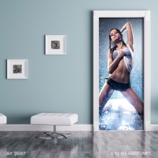 Türtapete "Sexy Frau", Türposter, selbstklebend 2050 x 880 mm