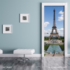 Türtapete "Eiffelturm", Türposter, selbstklebend 2050 x 880 mm