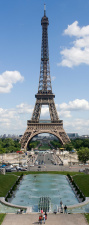 Türtapete "Eiffelturm", Türposter, selbstklebend 2050 x 880 mm