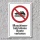Verbotsschild "Maschinenbetriebene Boote verboten", DIN ISO 20712, 3 mm Alu-Verbund