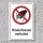 Verbotsschild "Hineinfassen verboten", DIN ISO 7010, 3 mm Alu-Verbund