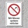Verbotsschild "Mit Wasser spritzen verboten", DIN ISO 7010, 3 mm Alu-Verbund