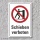 Verbotsschild "Schieben verboten", DIN ISO 7010, 3 mm Alu-Verbund