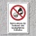 Verbotsschild "Freihand- und handgeführtes schleifen", DIN ISO 7010, 3 mm Alu-Verbund