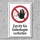 Verbotsschild "Zutritt für Unbefugte verboten", DIN ISO 7010, 3 mm Alu-Verbund
