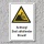 Warnschild "Steil abfallender Strand", DIN ISO 20712, 3 mm Alu-Verbund