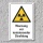 Warnschild "Ionisierende Strahlung", DIN ISO 7010, 3 mm Alu-Verbund