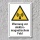 Warnschild "Elektromagnetisches Feld", DIN ISO 7010, 3 mm Alu-Verbund
