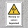 Warnschild "Spitzer Gegenstand", DIN ISO 7010, 3 mm Alu-Verbund