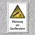 Warnschild "Warnung vor Gasflaschen", DIN ISO 7010, 3 mm Alu-Verbund
