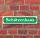 Schild im Straßenschild-Design "Schützenhaus" - 3 mm Alu-Verbund - 52 x 11 cm