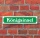 Schild im Straßenschild-Design "Königsinsel" - 3 mm Alu-Verbund - 52 x 11 cm