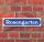 Schild im Straßenschild-Design "Rosengarten" - 3 mm Alu-Verbund - 52 x 11 cm