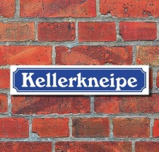 Schild im Straßenschild-Design...