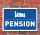 Schild "Pension", 3 mm Alu-Verbund