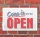 Vintage Schild Retro Deko Open Offen geöffnet
