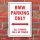 Schild American Style Deko BMW parking Parkverbot