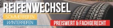 PVC Werbebanner Plane Reifenwechsel Sommerreifen...