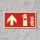 02. Feuerlöscher Geradeaus - Aufkleber 300 x 150 mm