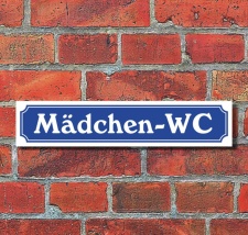 Schild im Straßenschild-Design...