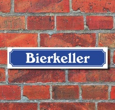 Schild im Straßenschild-Design...