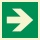 Pfeil 90° Rettungszeichen Rettungswegschild Schild Nachleuchtend ASR A1.3