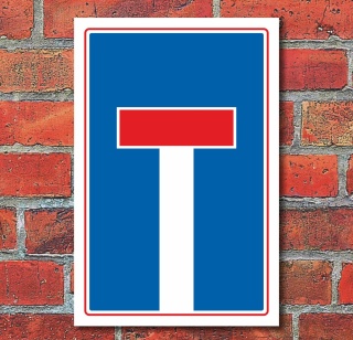 Schild Sackgasse Privatweg Durchfahrt verboten wetterfest 3mm Alu-Verbund