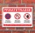 Schild Privatstraße Parken Wenden Betreten verboten Halteverbot Alu-Verbund 300 x 200 mm
