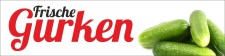 PVC Werbebanner Banner Plane "Gurken" mit...