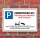 Schild Parkplatzschild Parkverbot Parken Kundenparkplatz Einkauf Alu-Verbund