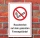 Schild Rauchverbot auf dem gesamten Firmengelände Rauchen verboten Alu-Verbund 450 x 300 mm