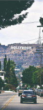 Türtapete Hollywood Kalifornien Los Angeles Amerika selbstklebend 2050 x 880 mm
