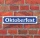 Schild im Straßenschild-Design "Oktoberfest", 3 mm Alu-Verbund - 52 x 11 cm