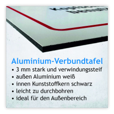 Schild Vorsicht Spielplatz, 3 mm Alu-Verbund 450 x 300 mm