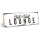 Vintage Shabby Holzschild "Chill and Grill Lounge " – Dekoschild aus Holz 30x10 cm