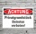 Schild Achtung Privatgrundstück Betreten verboten Hinweisschild 3 mm Alu-Verbund 450 x 300 mm