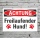 Schild Achtung Freilaufender Hund Symbol Hinweisschild 3 mm Alu-Verbund