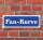 Schild im Straßenschild-Design "Fan-Kurve" 30 x10 cm Alu-Verbund