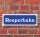 Schild im Straßenschild-Design "Reeperbahn" 30 x10 cm Alu-Verbund