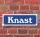 Schild im Straßenschild-Design "Knast" 30 x10 cm Alu-Verbund