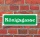 Schild im Straßenschild-Design "Königsgasse" 30 x10 cm Alu-Verbund