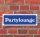 Schild im Straßenschild-Design "Partylounge" 30 x10 cm Alu-Verbund